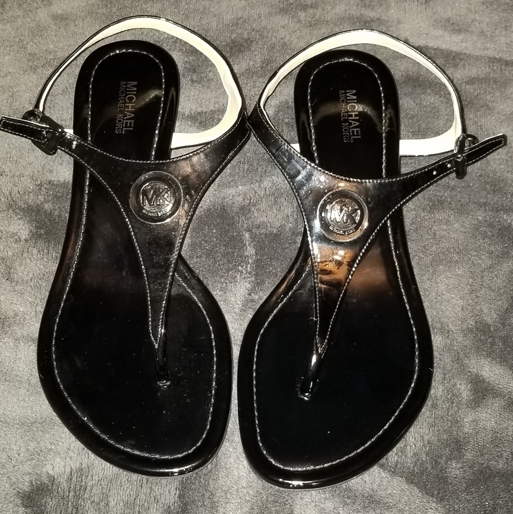 Black michael kors sandals